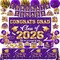Graduation Party Decorations 2026 – Purple & Gold Class of 2026 Complete Kit | Backdrop, Banner, Balloons, Swirls, Pom Poms & Table Decor Set